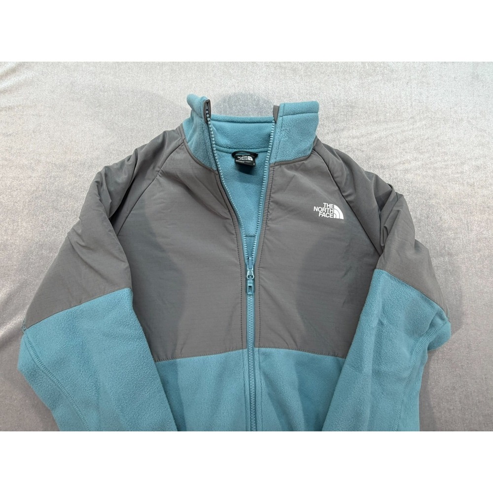 NWT The North Face Women Glacier Heavyweight Jacket Algae Blue Medium - Picture 2 of 10